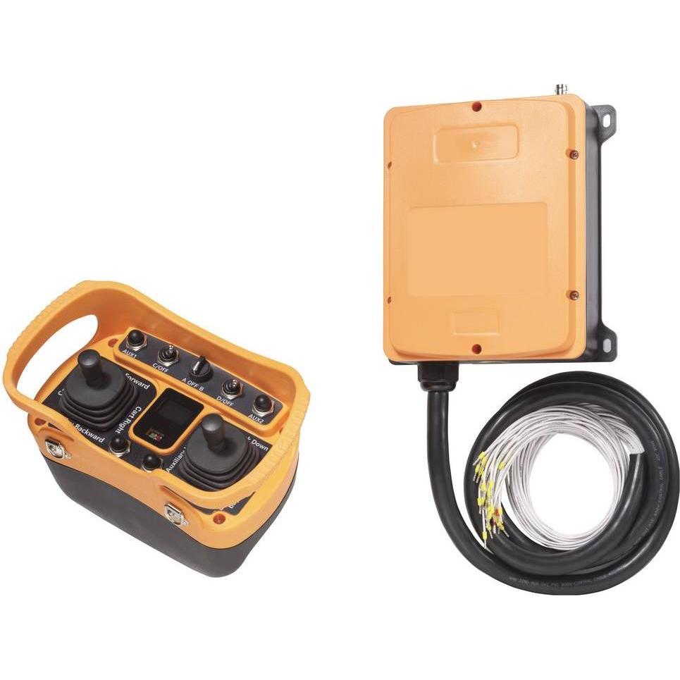 Tru Components Joystick radiocomando industriale 12 - 24 V AC/DC, Pulsante + Interruttore