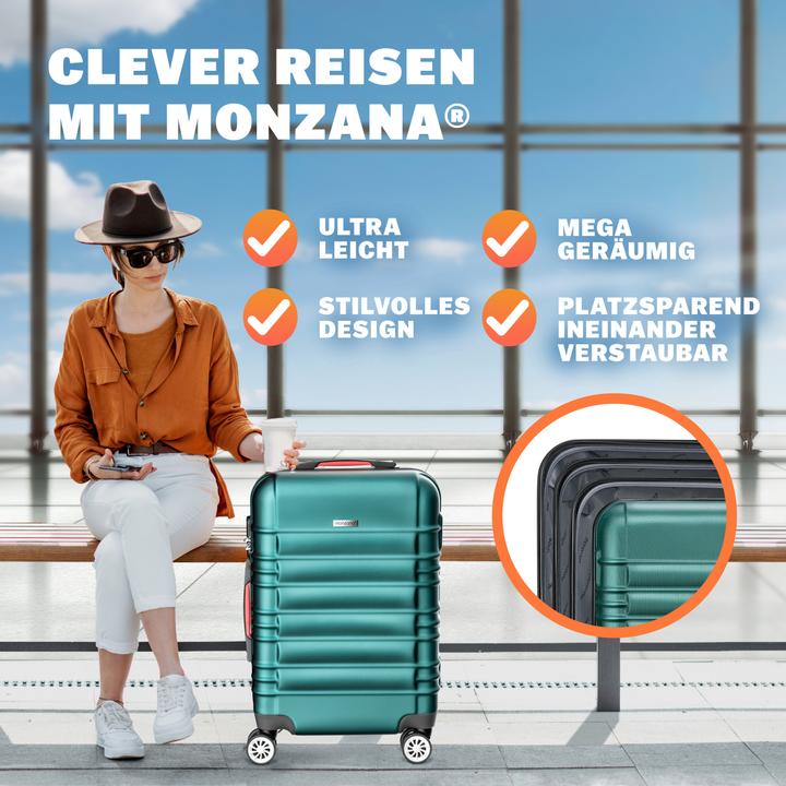 Produktbild Monzana Hartschalenkoffer 4er Set (120 l)