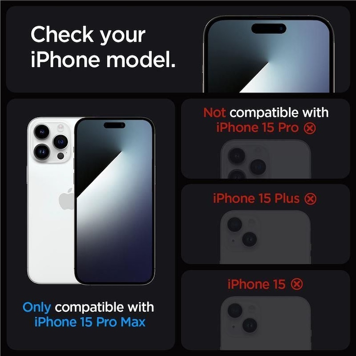Produktbild Spigen Glas.TR EZ Fit (1 Stück, Apple iPhone 15 Pro Max)
