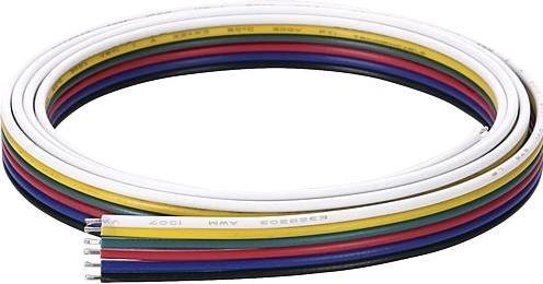 Produktbild EGB Flachbandkabel 6pol für RGBCCTStripsL1m 6polig