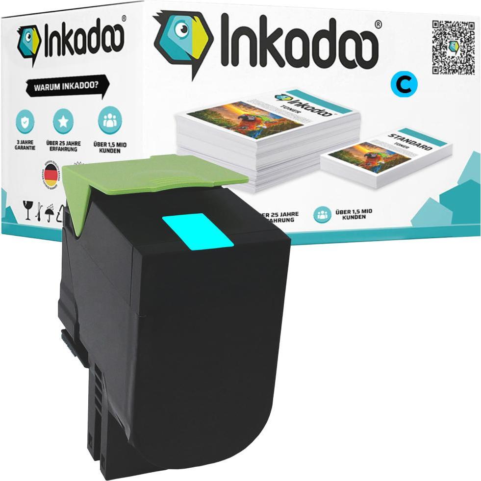 Inkadoo, Toner, Toner kompatibel mit Lexmark C2320Y0 Toner
