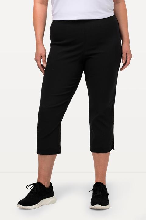 Immagine prodotto Ulla Popken Pantaloni di bengalina elasticizzata, lunghi fino al polpaccio, con cintura elastica (56)