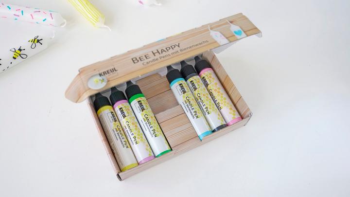 Image du produit Kreul Bee Happy (Jaune, Vert, Rose, Noir, Bleu clair, 174 ml)