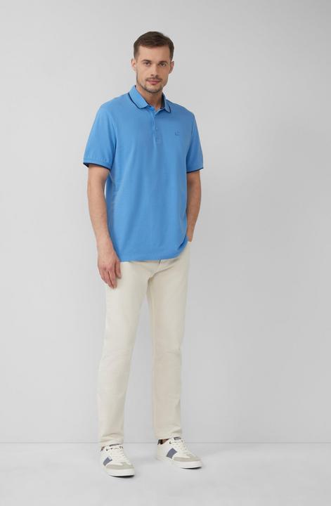 Produktbild S.Oliver Polo-Shirt Sportives Piqué-Poloshirt mit Kontrast-Details (XXL)