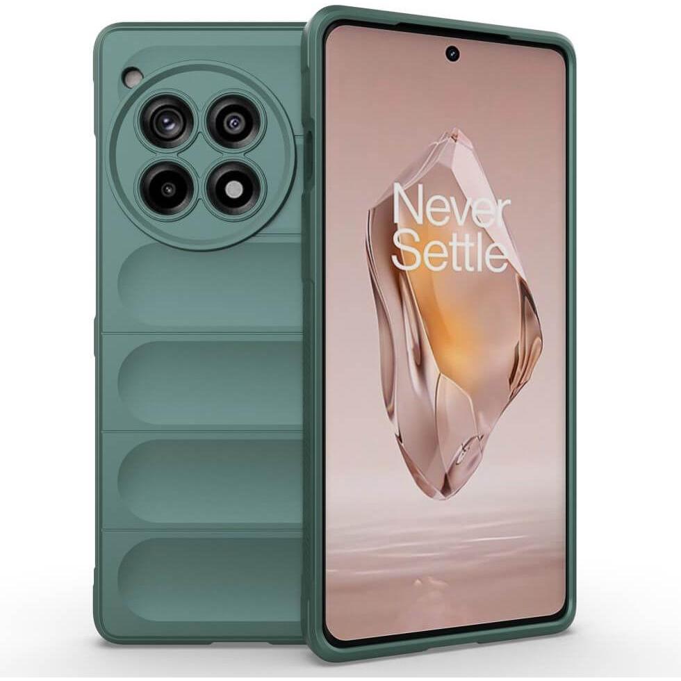 Cover-Discount OnePlus 12R - Rugged Protective Cover grün (OnePlus 12R), Smartphone Hülle, Grün