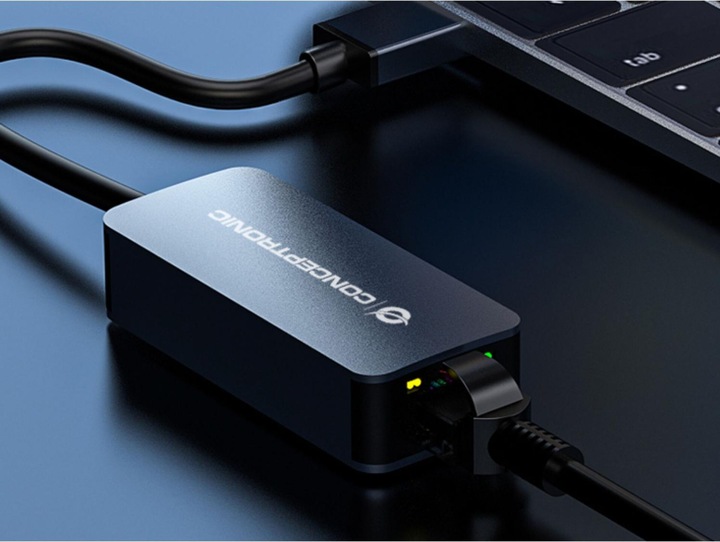Produktbild Conceptronic Adapter USB3.0-> 10/100/1000/2500 (USB, RJ45 2.5 Gigabit Ethernet (1x))
