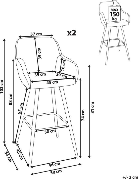 Actual product image Beliani Darien