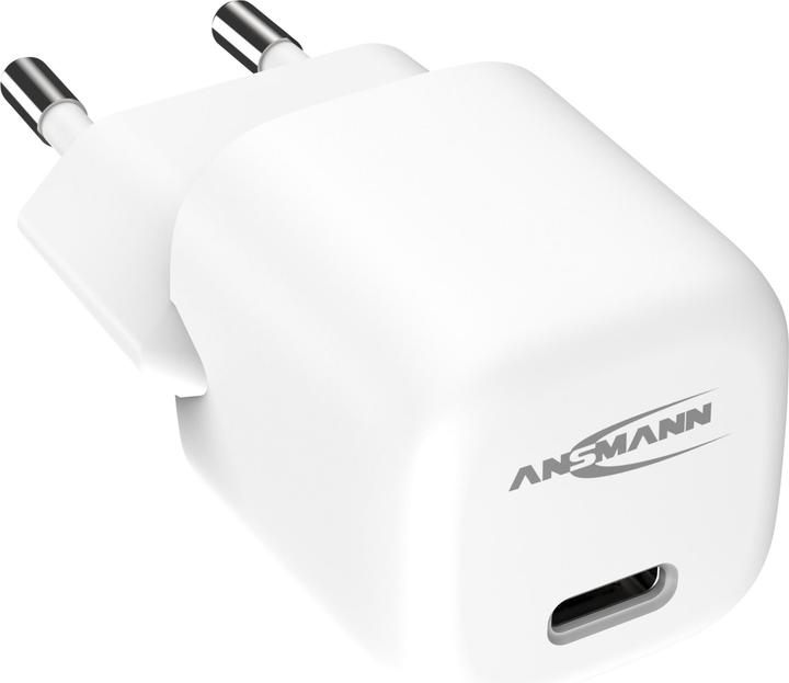 Actual product image Ansmann Home Charger HC120PD GaN Mini, 3A/20W USB-C 1001-0153 (20 W, 1 portion)