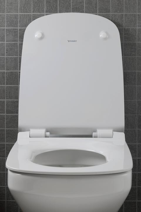 Actual product image Duravit WC seat DURASTYLE without soft-closing mechanism white