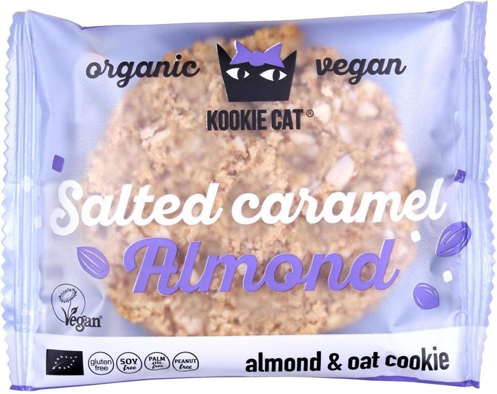Produktbild Kookie Cat Salted Caramel Almond Cookie (1 Stk., 50 g)