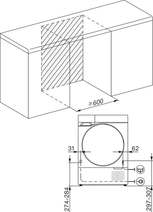 Produktbild Miele TQ 100-10 CH (9 kg, Links)