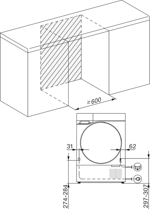 Image du produit Miele TQ 1000 WP Nova Edition T2 Wärmepumpentrockner Lotosweiss 12698890 (9 kg, Gauche)