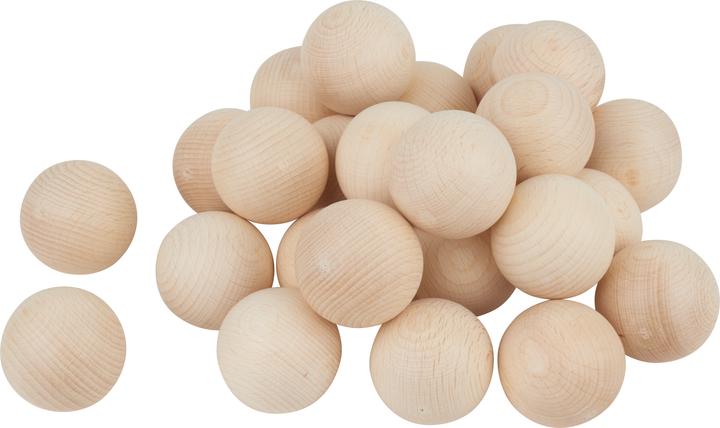 Produktbild VBS Holzkugeln ohne Bohrung "Ø 40 mm"