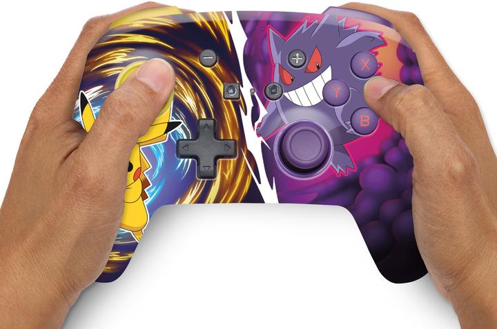 Produktbild PowerA Enhanced trdls controller til Nintendo Switch - Pikachu vs. Gengar (Switch)