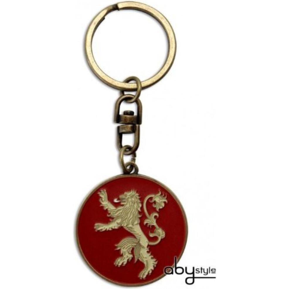 ABYstyle, Portachiavi, GAME OF THRONES - Keychain Lannister X4, Multicolore