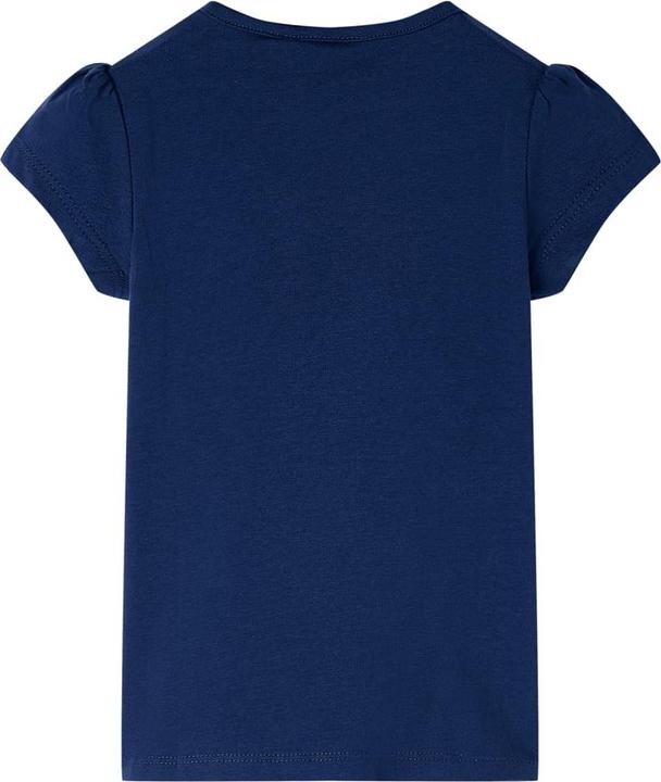 Image du produit vidaXL T-shirt enfant bleu marine 104,Matière : 95% coton. 5 (104)