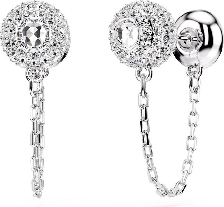 Produktbild Swarovski Una Angelic Drop Ohrhänger Rundschliff Weiss Rhodiniert (Swarovski Metall)