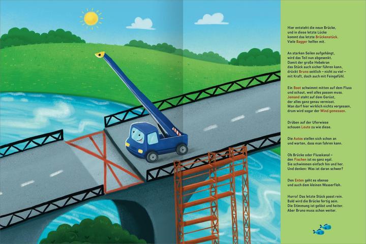 Produktbild Mitmach-Stickerbuch  Bruno, der kleine Bagger