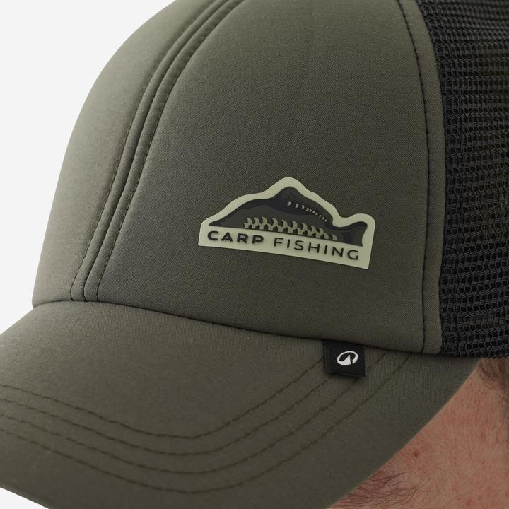 Actual product image Caperlan Fishing cap 500 Carp Khaki