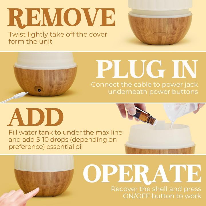 Produktbild Fellhof Aroma Diffuser Ultraschall mit Abschaltautomatik (300 ml)