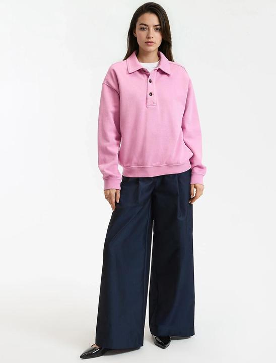 Produktbild La Redoute Collections Sweatshirt mit Polokragen (S)