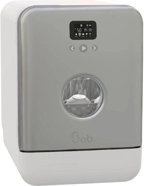 Actual product image Daan Tech Bob white/silver dishwasher