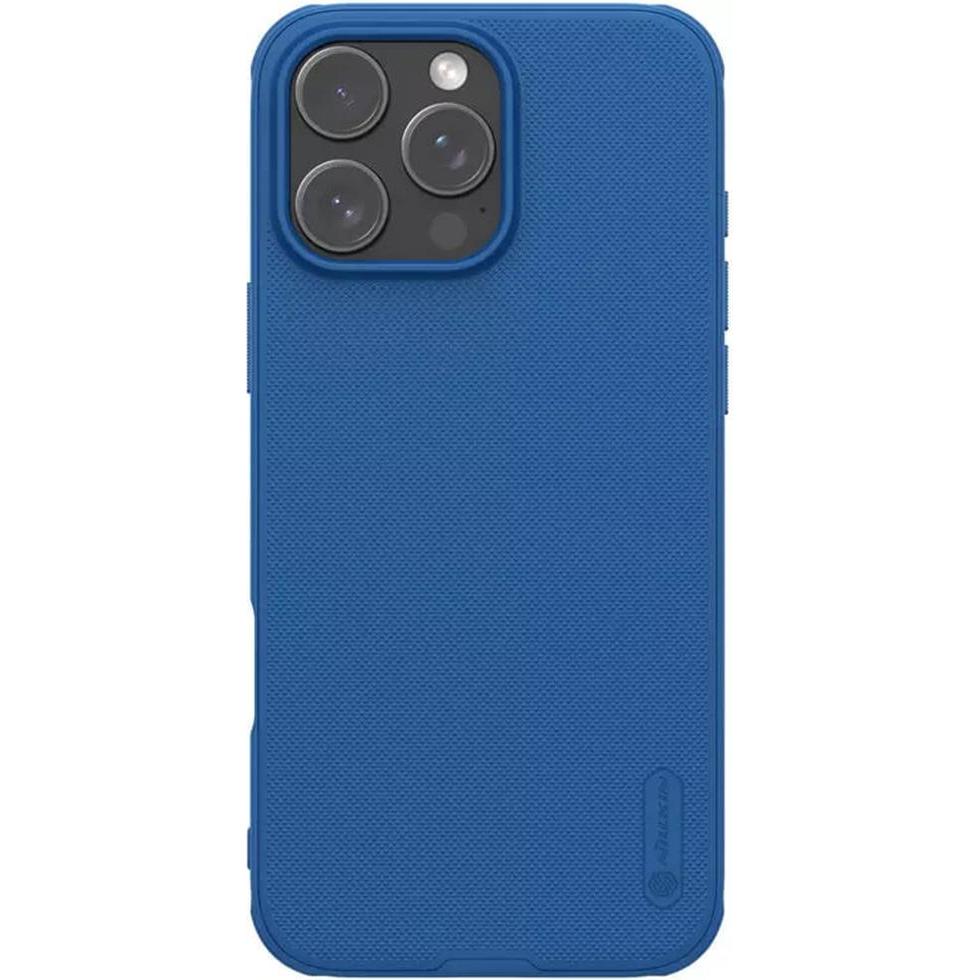 Nillkin Super Frosted Shield Pro Magnetic Case for iPhone 16 Pro - blue (Apple iPhone 16 Pro), Smartphone Hülle, Blau