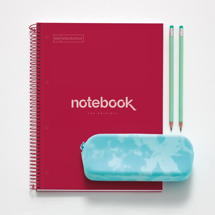 Actual product image Miquelrius Notizbuch 5 A4 120 HOR 90G EMOTION RED (A4)