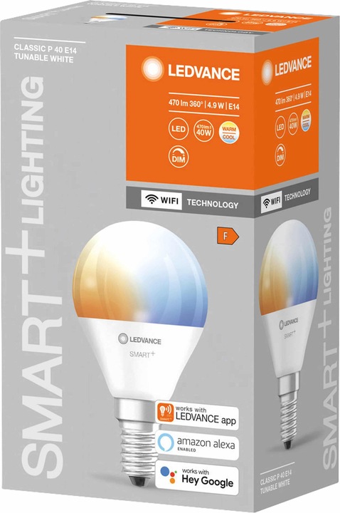 Actual product image Ledvance Classic P (E14, 5 W, 470 lm, 1 x, F)