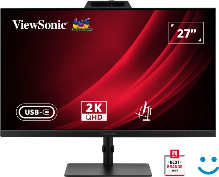 Image du produit Viewsonic 68,6cm VG2741V-2K WebC.16:9 HDMI/DP/USBC 100Hz QHD (2560 x 1440 pixels, 27")