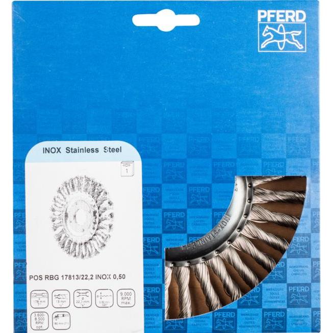 Thumbnail - Pferd, Schleifmittel, POS RBG 17813/22,2 INOX 0,50