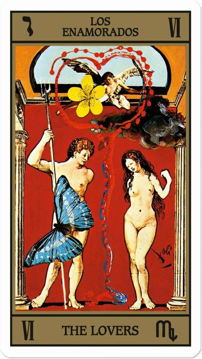 Actual product image Dalí. Tarot (English, French, German, John Fiebig, 2019)