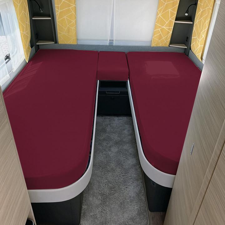 Actual product image Erwin Müller Spannbettlaken 3er-Set für Wohnmobil/Wohnwagen Heckbett (70 x 190 cm)