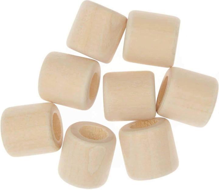 Immagine prodotto Rico Design Perline di legno macramè natura, 8 pezzi