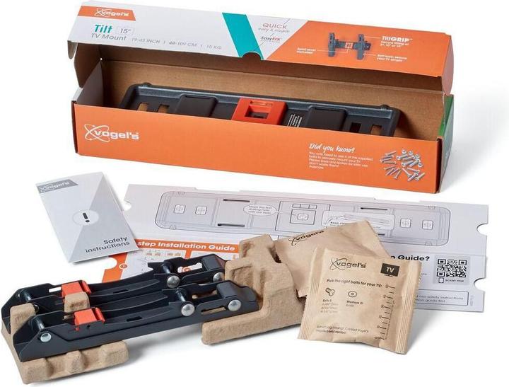 Produktbild Vogels TVM 1215 TILT SMALL (Wand, 15 kg, 19" - 43")