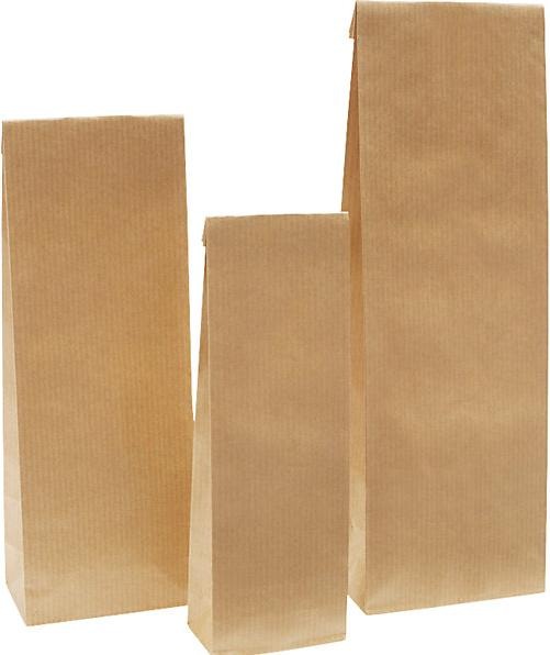 Image du produit kaiserkraft Sachets à fond plat, en papier kraft, substitut de parchemin, L x l 250 x 80 mm (500 pièce(s))