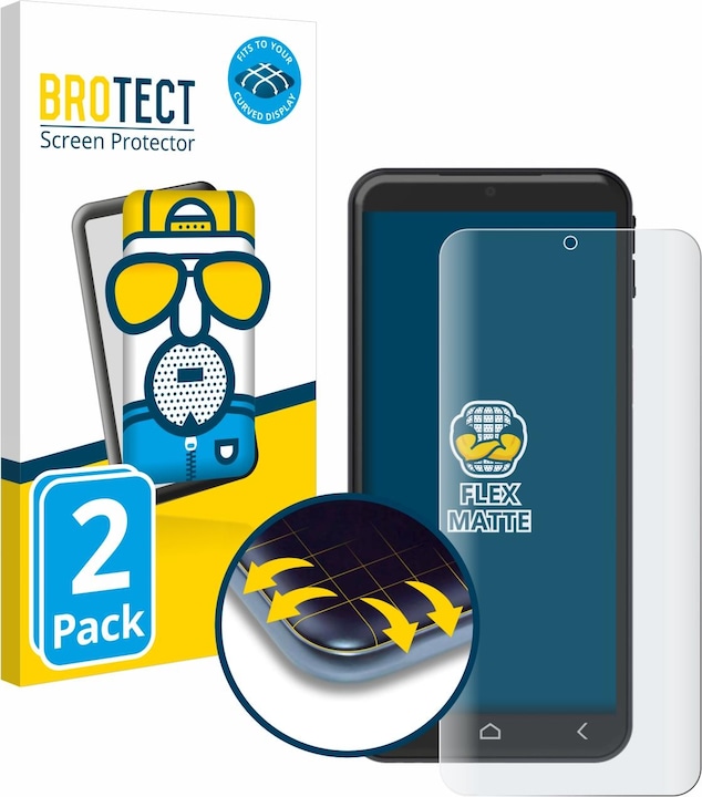 Actual product image BROTECT Full-Screen Protector Matte (2 Piece, Emporia Smart 6)
