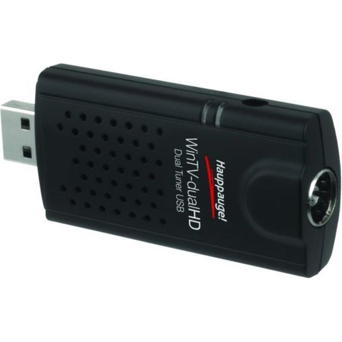 Hauppauge Sintonizzatore TV WinTV-dualHD chiavetta USB DVB-C/T2/T con FB (USB, DVB-T, DVB-C, DVB-T2), Scheda TV