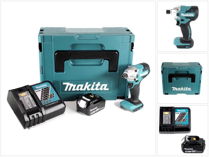 Produktbild Makita DTD 156 RT1J Akku Schlagschrauber 18V 155Nm + 1x Akku 5,0Ah + Ladegerät + Makpac