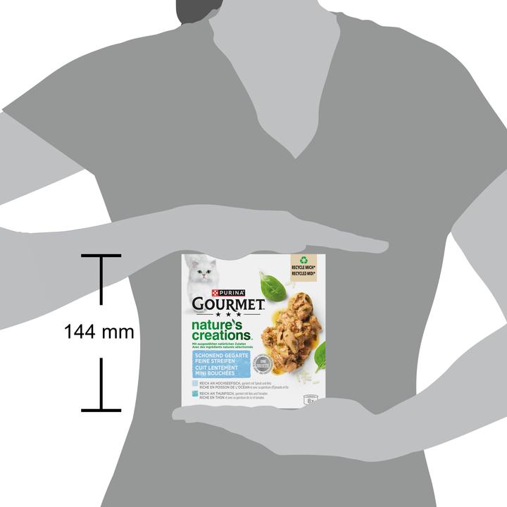 Produktbild Gourmet Natures Crea Fisch (Adult, 1 Stk., 790 g)