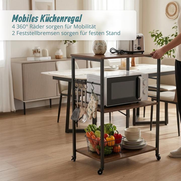 Produktbild Relaxdays Küchenrollwagen