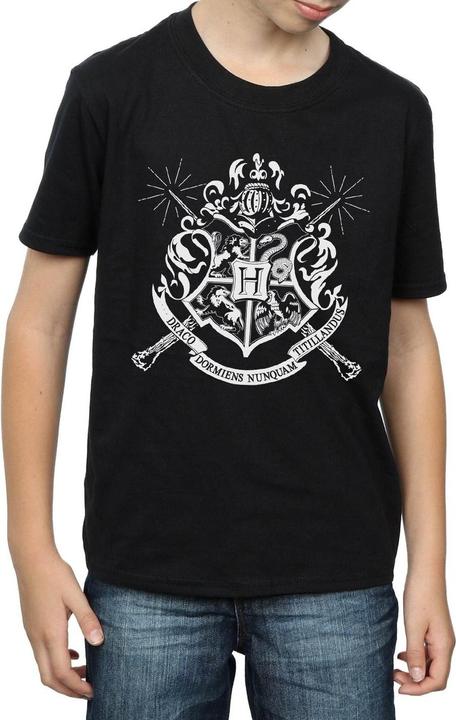 Produktbild Hogwarts Badge Wands TShirt Jungen (140, 146)