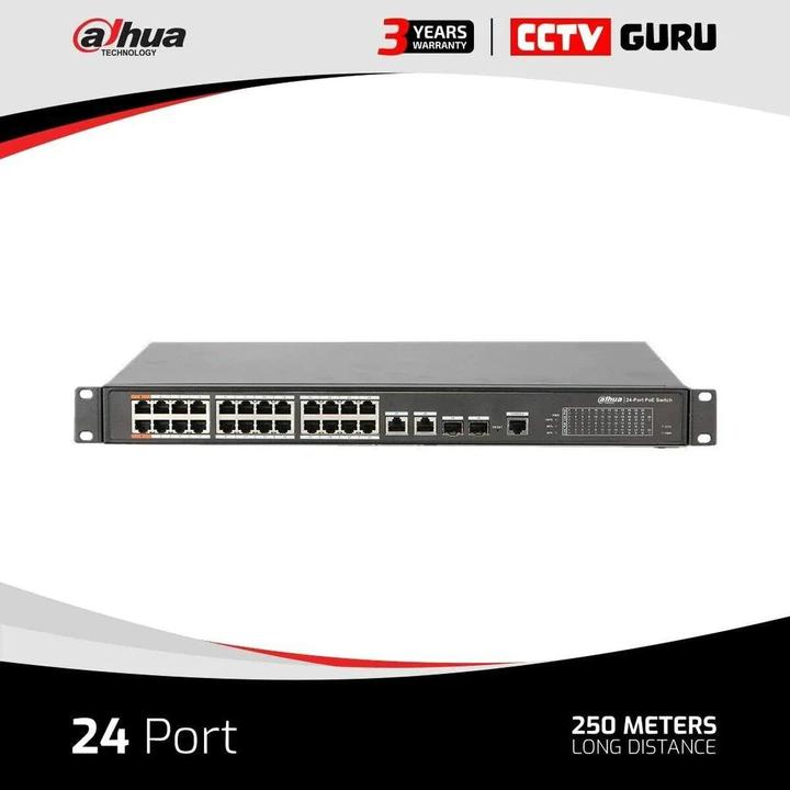 Actual product image Dahua PoE DH-PFS4226-24ET-360-V3 network switch Managed L2 Gigabit Ethernet (10/100/1000) (26 ports)