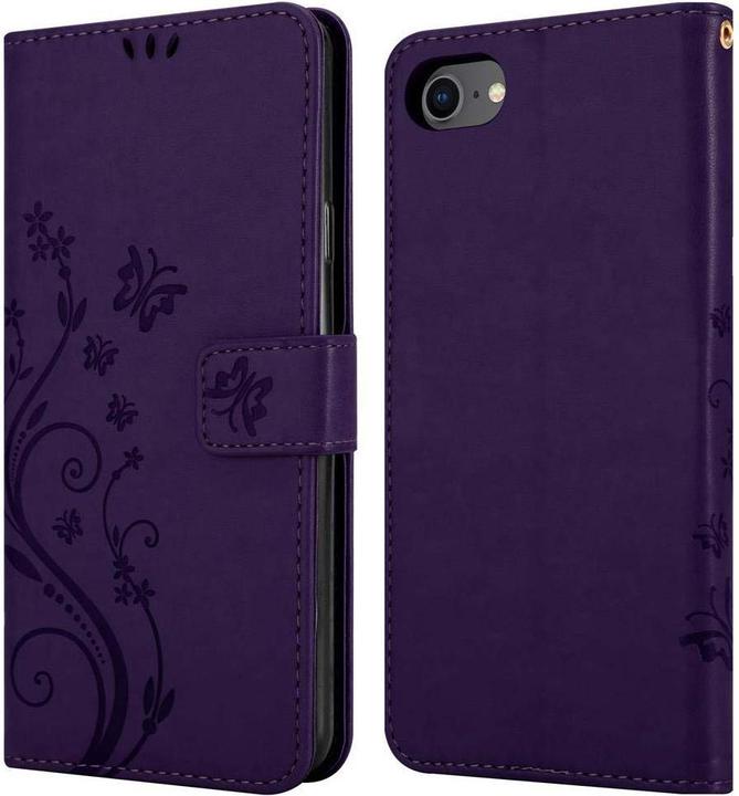 Immagine prodotto Cadorabo Copertina del libro di fiori (Apple iPhone 7, Apple iPhone 8, Apple iPhone SE (seconda generazione), Apple iPhone SE (terza generazione))