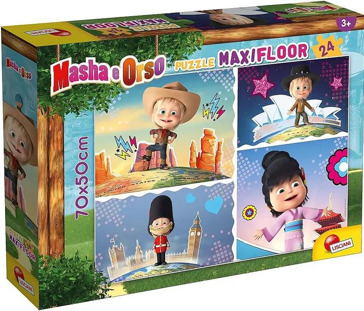 Produktbild Lisciani Maxi Boden 24 Elemente Mascha und der Bär (24 Teile)