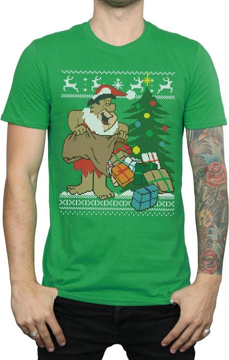 Produktbild The Flintstones Christmas Fair Isle TShirt (S)