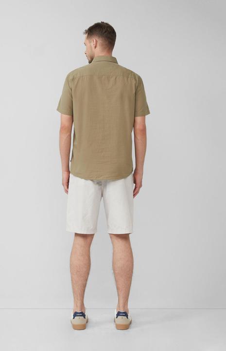 Produktbild S.Oliver Hemd Regular Fit: Kurzarmhemd mit Struktur-Streifen und Button-Down-Kragen (3XL)