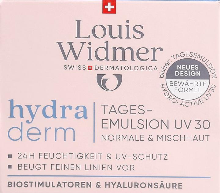 Actual product image Widmer Louis Hydraderm Tagesemulsion UV30 parfumiert 50 ml (50 ml, Day cream, SPF 30)