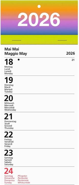 Energy Label Biella Tear-off calendar week (10.5 x 21 cm, Hardcover, German)
