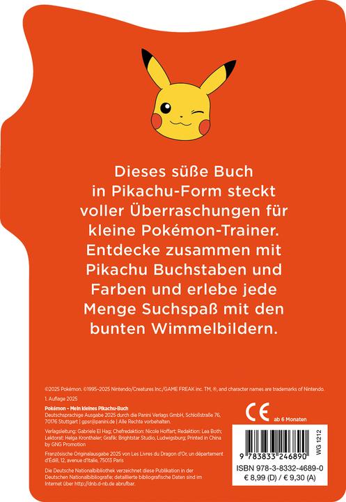 Produktbild Panini Pokémon: Mein kleines Pikachu-Buch